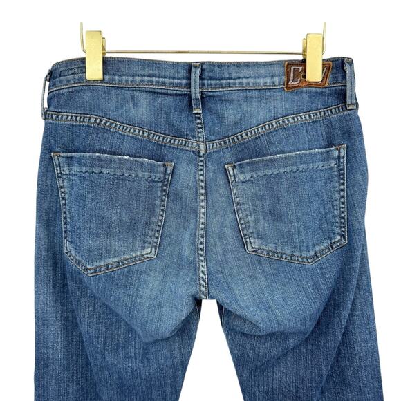 Citizens of Humanity Casual Straight Leg Distressed Button Fly Jeans - Picture 4 of 9